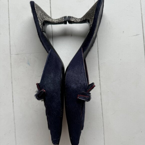 Cowhide Kitten-heel slip-on shoes - Picture 2 of 5